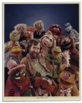 Jim Henson Signed 8'' x 10'' Muppet Group Photo -- Also Signed on Behalf of ''Kermit The Frog''