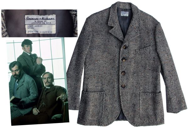 Alan Arkin Herringbone Jacket From ''The Seven-Per-Cent Solution'' Sherlock Holmes Movie -- Fine