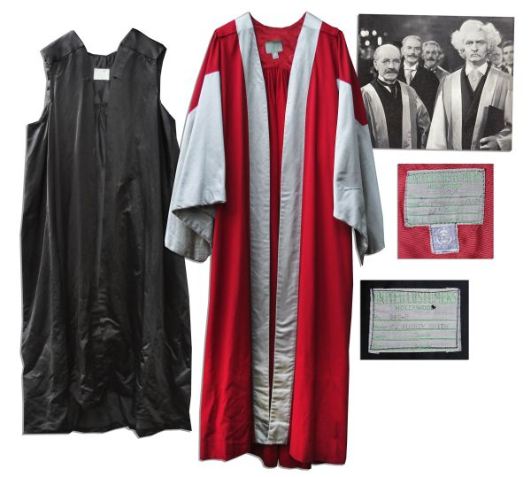 Fredric March & C. Aubrey Smith Screen Worn Robes From ''The Adventures of Mark Twain''