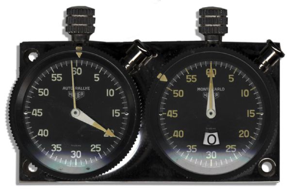 Steve McQueen Screen Used Stopwatches From ''Le Mans'' -- With an LOA From The Film's Property Master