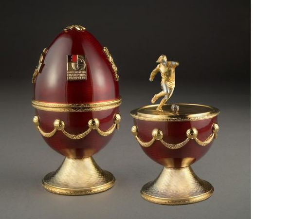 George Best Faberge Personally Owned Soccer Trophy