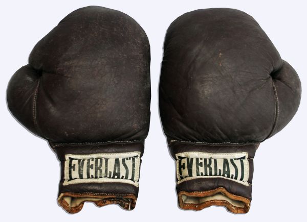 Bruce Lee Owned & Used Boxing Gloves
