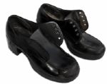 Bruce Lee Personally Worn & Owned Black Platform Shoes