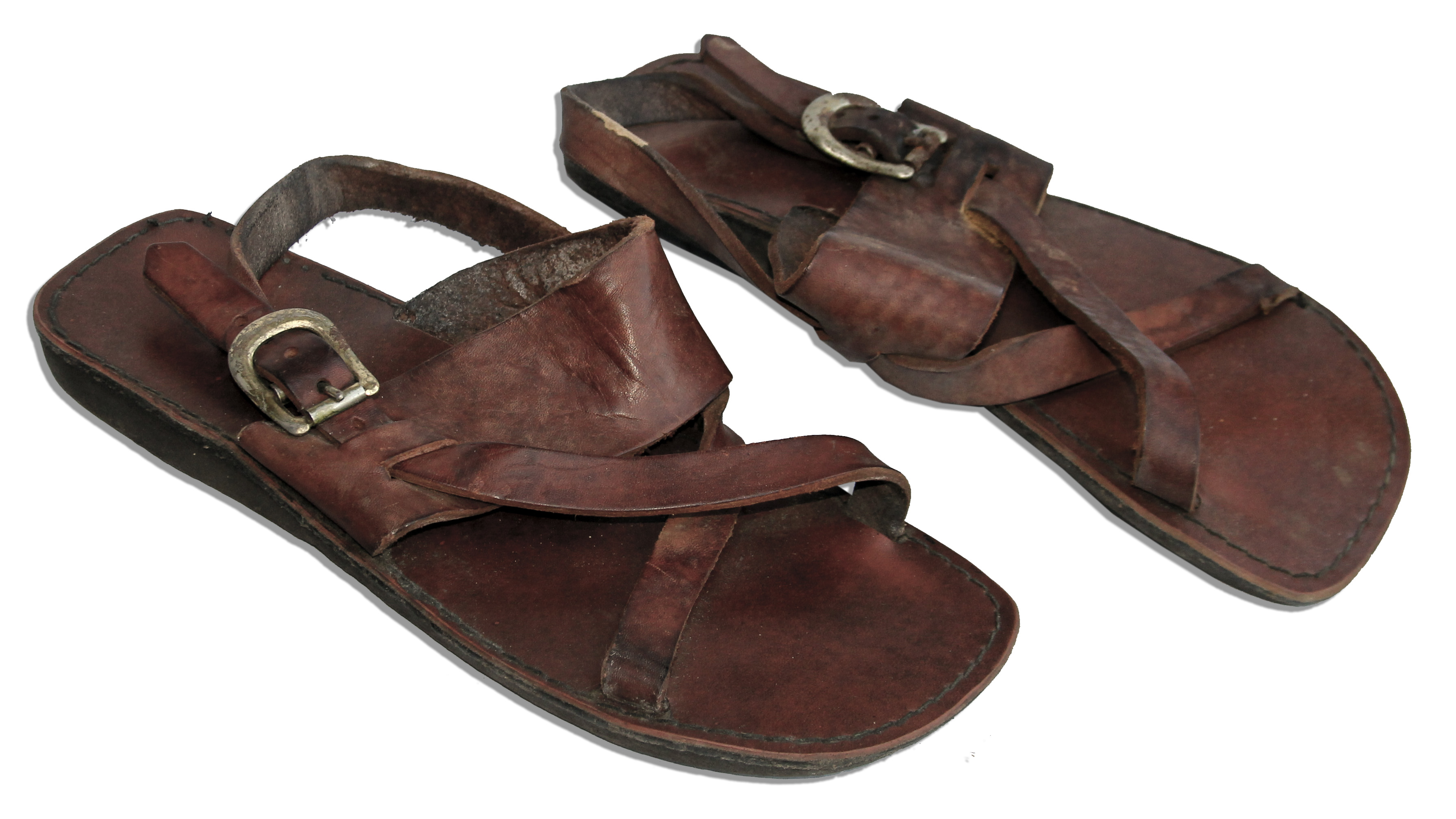 Lot Detail - Bruce Lee's Personally Owned & Worn Leather Sandals
