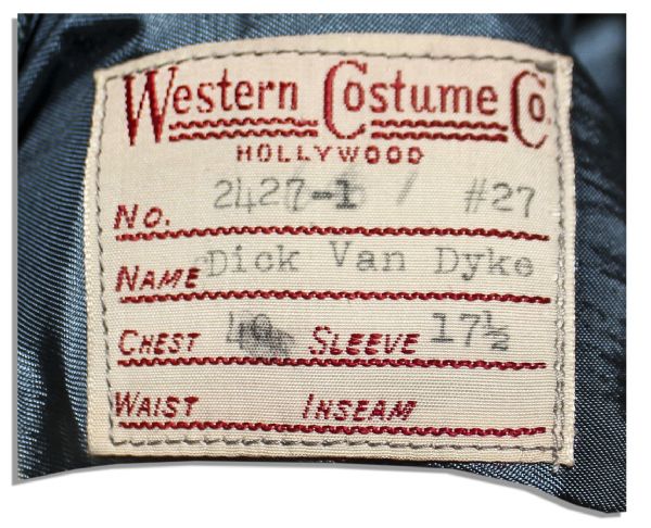 Dick Van Dyke Screen Worn Custom Flight Jacket From ''Chitty Chitty Bang Bang'' -- Made for Van Dyke by Classic Hollywood Costume House Western Costume