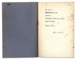 Nice, Clean William Faulkner Signature in His Novel ''Requiem For A Nun''
