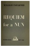 Nice, Clean William Faulkner Signature in His Novel ''Requiem For A Nun''