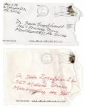 Harper Lee Autograph Letter Signed -- Along With Signed Christmas Card -- ''...all this E-Mail nonsense - forget it!...''
