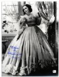 Olivia de Havilland Signed 11 x 14 Gone With The Wind Photo -- Fine