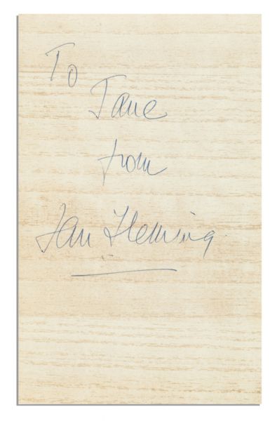 Ian Fleming ''You Only Live Twice'' Signed First Edition -- Scarce