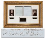 Franklin Pierce Letter Signed to President James K. Polk -- ...The sudden disbandment of the ten new Regiments has left him...without Employment...
