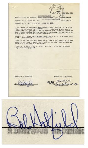 Righteous Brothers' Bob Hatfield Contract Signed