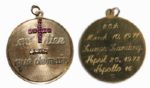 Apollo 16 Charm, Left on the Moon for 3 Days in the PPK on the Orion! -- With COA From Astronaut Charles Duke -- ...This charm then spent the next three days on the surface of the Moon...