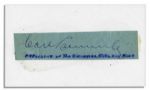 Universal Studios Founder Carl Laemmles Signature