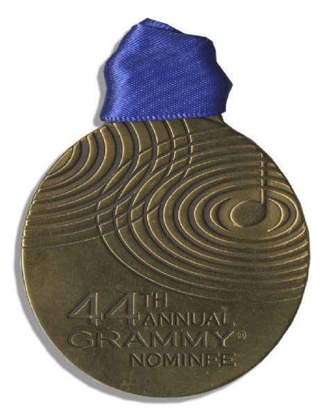 Grammy Nomination Medal From 2002