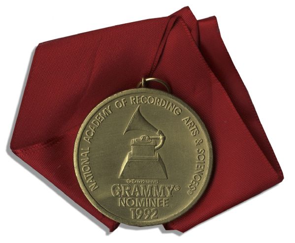 Official 1992 Grammy Nominee Medal