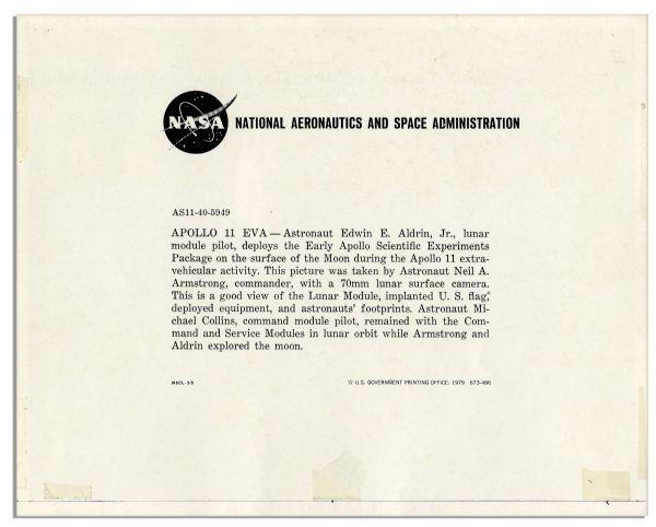 Buzz Aldrin Signed 10'' x 8'' Photo