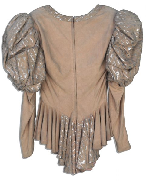 Dolly Parton Worn Suede Blouse