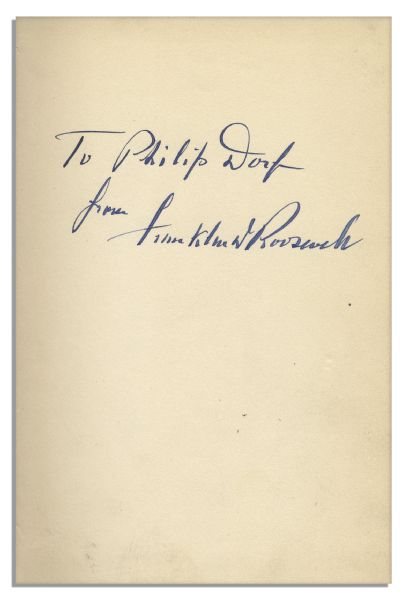 Franklin D. Roosevelt ''On Our Way'' Signed First Edition, First Printing