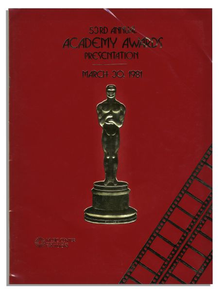Collection of Academy Awards Programs From 1977-1981