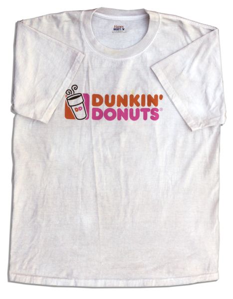 Dunkin' Donuts T-Shirt Screen-Worn by Rob Corddry in ''Seeking a Friend For The End of The World''