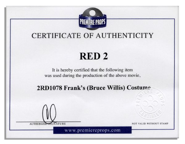 Ralph Lauren Jacket for Bruce Willis in ''Red 2''