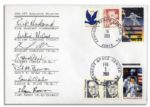 Excellent STS-107 First Day Cover -- Signed by Each of the Astronauts From the Tragic 2003 Mission -- With PSA/DNA COA