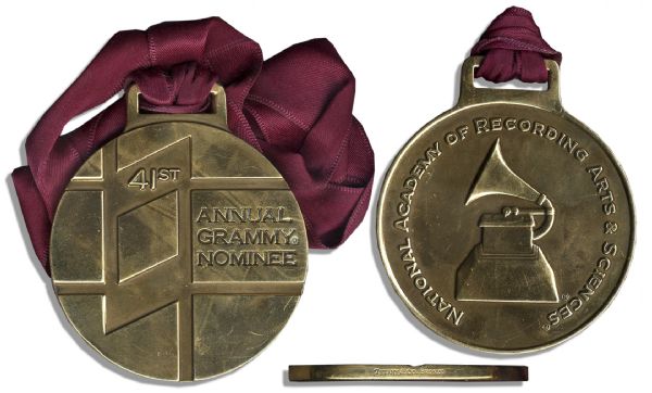 Grammy Nomination Medal From 1999