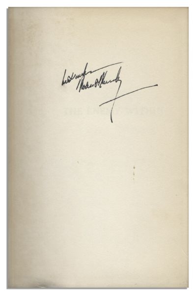 Robert Kennedy Signed ''The Enemy Within'' -- Chronicle of His Role as Leader of the Congressional Inquiry Into the Teamsters Union Scandal
