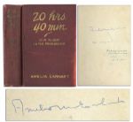 20 Hrs. 40 Min. - Our Flight in the Friendship Signed Amelia M Earhart -- With JSA LOA