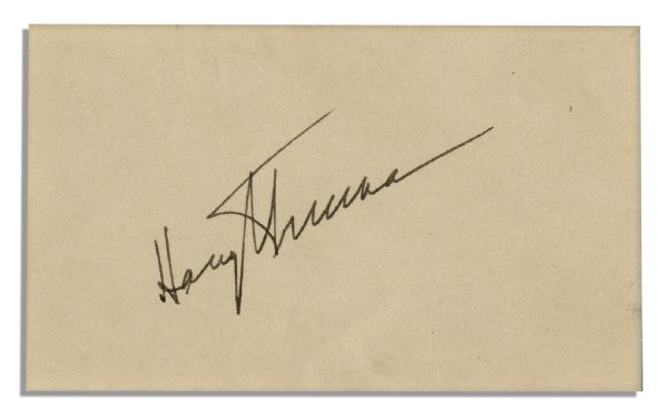 Harry Truman's Signature