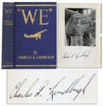 Charles Lindbergh Signed First Edition of We