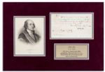 John Jay Autograph Letter Signed as Secretary of State