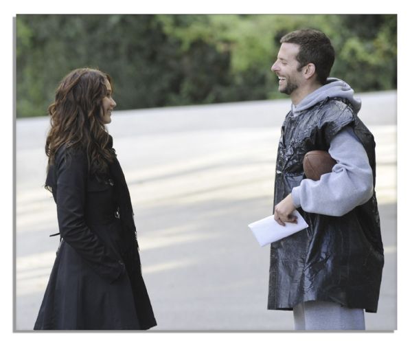 Bradley Cooper's Screen-Worn Trashbag Ensemble From ''Silver Linings Playbook'' -- Certainly the Most Memorable Costume of the Hit Film