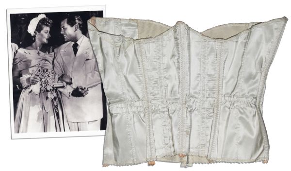 Lucille Ball's Corset From Her Second Wedding to Desi -- With a COA From Lucie Arnaz