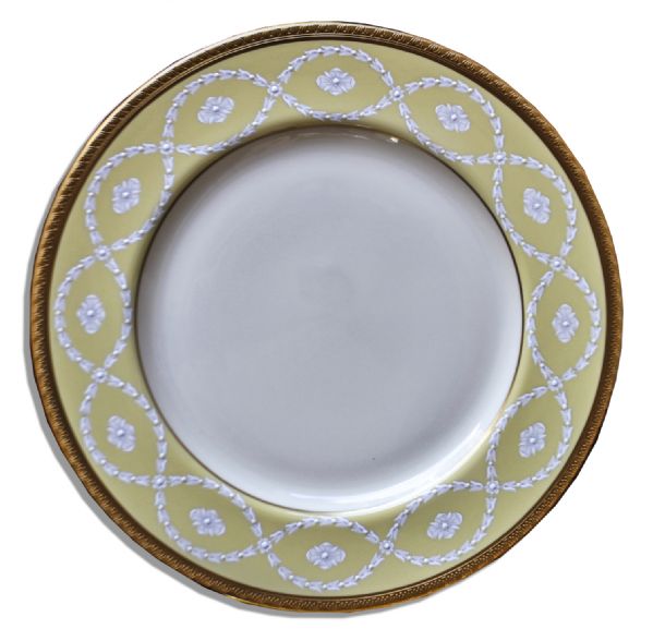 Bill Clinton White House China -- Entree Plate by Lenox From the Year 2000 -- Part of the First Order & Used in the White House