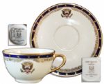 Franklin D. Roosevelt White House Exhibit China -- Cup & Saucer by Lenox -- Fine