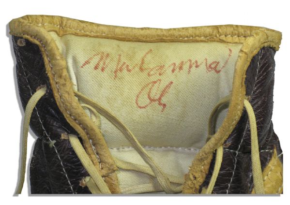 Muhammad Ali Signed Boxing Gloves From Either the Ali/Wepner Fight or Rumble in the Jungle -- Previously Auctioned in a Special Olympics Benefit