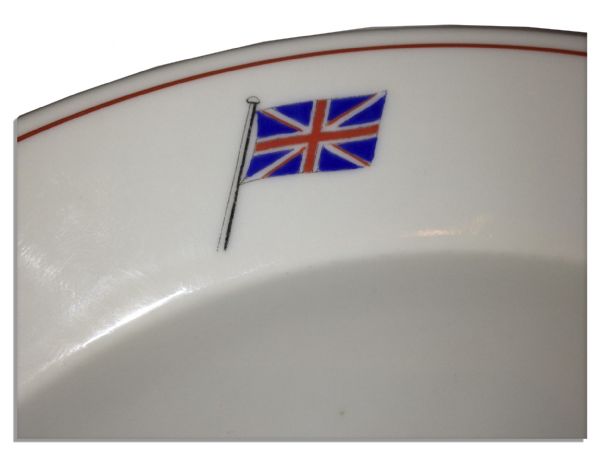 Dwight Eisenhower Used Plate -- Used by Eisenhower in Berlin on 5 July 1945 at the Post-WWII Meeting to Discuss the Division of Germany