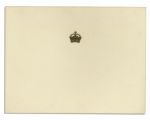 Royal Christmas Card Signed by Queen Elizabeth, The Queen Mother