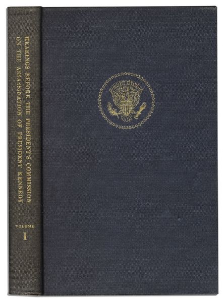 First Edition Set of the Warren Commission's Report on the Assassination of John F. Kennedy -- 26 Volumes