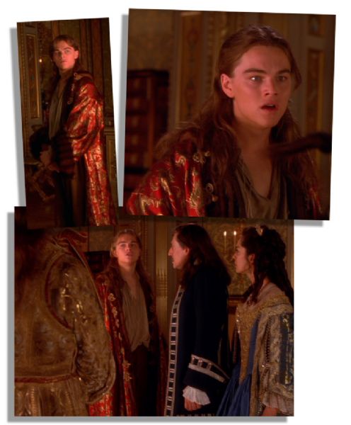 Leonardo DiCaprio Costume From ''Man in the Iron Mask'' -- Handmade Coat With Real Mink Trim