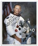 Lot of of 9 Astronaut Signed 8'' x 10'' NASA Photos -- Vance Brand, Paul Weitz, Jerry Carr, Ed Gibson, Joe Kerwin & Bill Pogue