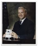 Lot of of 9 Astronaut Signed 8'' x 10'' NASA Photos -- Vance Brand, Paul Weitz, Jerry Carr, Ed Gibson, Joe Kerwin & Bill Pogue