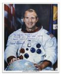 Lot of of 9 Astronaut Signed 8'' x 10'' NASA Photos -- Vance Brand, Paul Weitz, Jerry Carr, Ed Gibson, Joe Kerwin & Bill Pogue