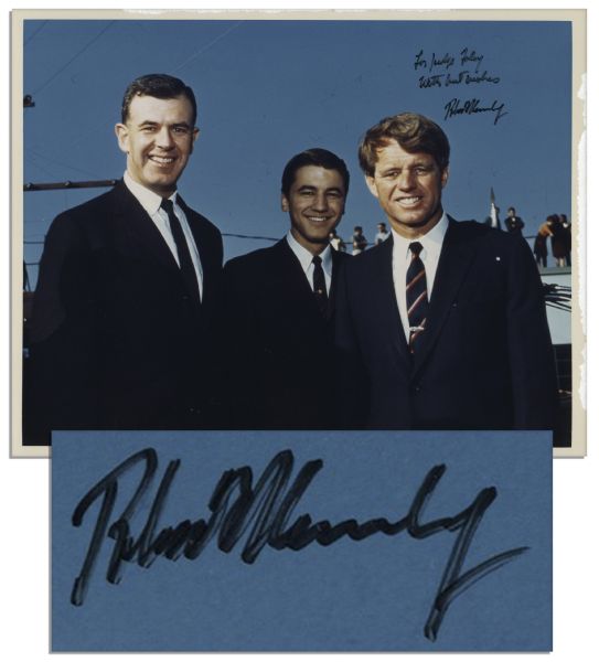Robert Kennedy 10'' x 8'' Photo Signed
