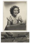Shirley Temple 8 x 10 Photo Signed