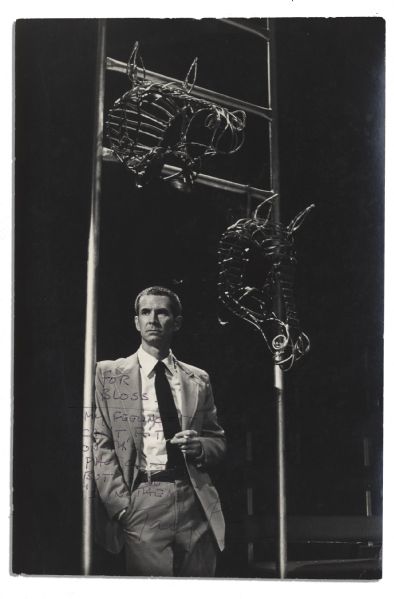 Anthony Perkins Lot of Items -- Signed Photo & Autograph Letter Signed