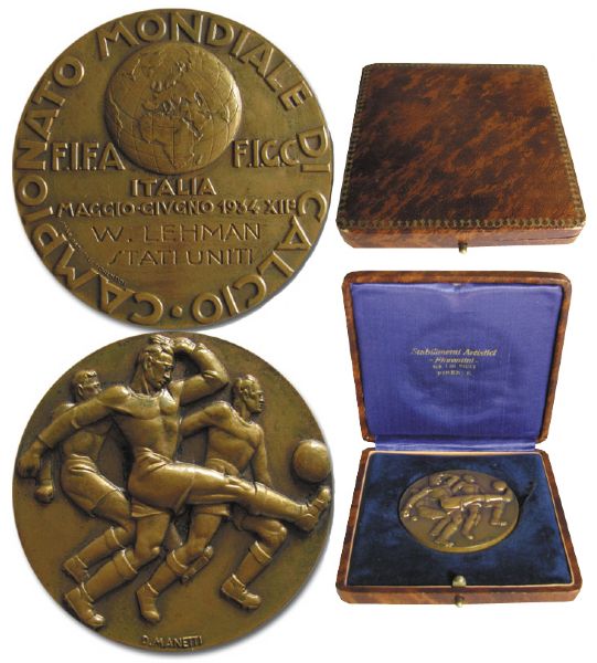 Williem Lehman's FIFA World Cup 1934 Participation Medal