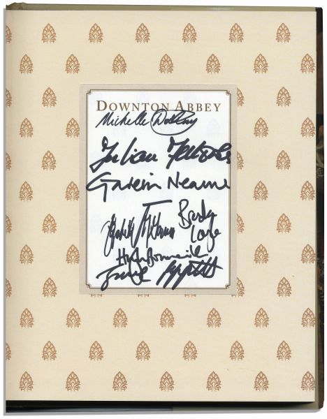 ''Downtown Abbey'' Signed Book & DVD Lot -- With Screen Actors Guild COA
